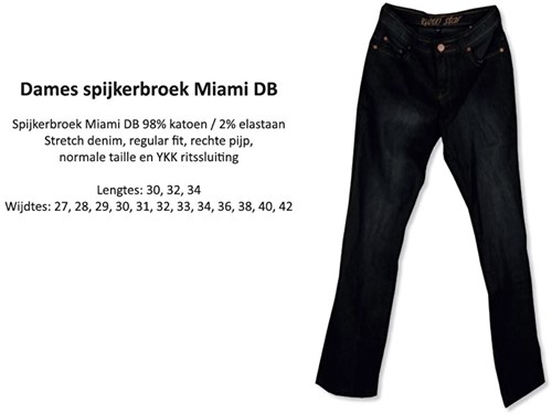 Dames spijkerbroek Miami DB