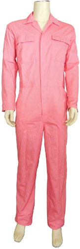 Kinderoverall polyester - katoen  - 152 - Roze