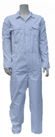 Kinderoverall polyester - katoen  - 86 - Wit