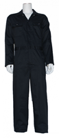 Kinderoverall polyester - katoen  - 152 - Zwart