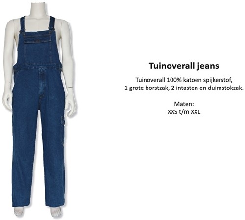 Tuinoverall jeans